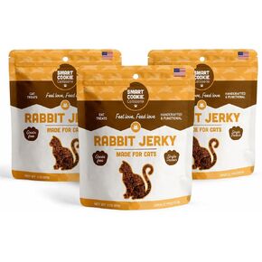 Smart Cookie Wild Boar Jerky Cat Treats – Single Ingredient, High Protein, Grain Free, Novel Protein for Selective Cats – Small Batch Handcrafted Natural Treat – Made in the USA (Pack of 1) in Kuwait