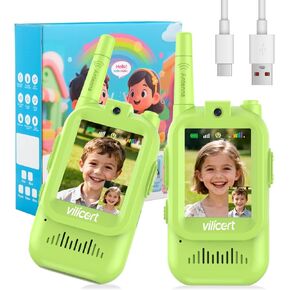 Kids Christmas Gift for Grandkids, 2 Pack Video Walkie Talkies in Kuwait