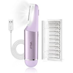 Dermaplane Razor for Women Face Sonic Facial Hair Removal, Peachy Pink in Kuwait