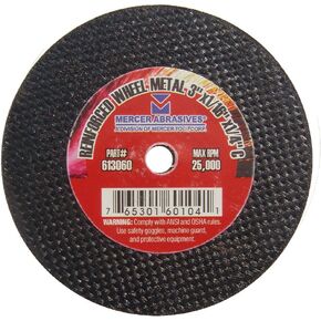 Mercer Industries 614030 - عجلات قطع 4 بوصة × 1/32 بوصة × 3/8 بوصة للمعادن (100 حزمة) in Kuwait