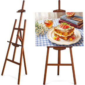 Black Wooden Easel for Painting & Sign, Pine Standing Easel for Painting in Saudi Arabia