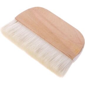 Handmade Rice Paper Pasting Brush for Calligraphy Painting Mounting, Wool Bristles with Wooden Handle, 6.3 Inch Width for Paste Application and DIY Art Craft in Saudi Arabia