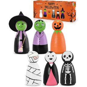 Xylolfsty Halloween Peg Dolls Halloween Party Favor Gift in Kuwait
