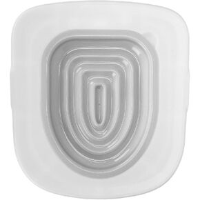 Cat Toilet Training Kit Urinal Seat with Design,Universal Reusable Environmentally Friendly Cat Toilet Trainer for All Age Cat Toilet Training(White Tray, 1 Gray Inner Support) in Kuwait