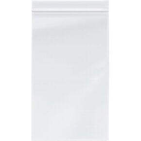 Plymor Zipper Reclosable Plastic Bags, 2 Mil, 6" x 10" (Pack of 100) in Saudi Arabia