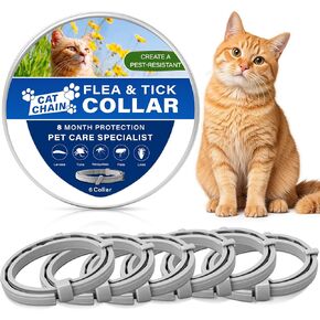 6 Pack Cat Collars – Adjustable Waterproof Pet Collars, Soft Flexible Material, Lightweight Design for Small Medium & Large Cats in Saudi Arabia