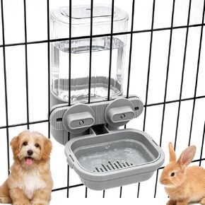 Lemtrflo 55oz Rabbit Water Dispenser, Dog Crate Cage Gravity Water Bottle in Kuwait