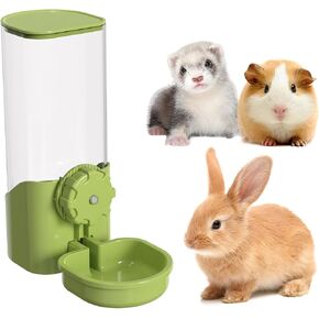 29oz Rabbit Water Bottle Dispenser for Cage, Bunny Water Bowl(Green) in Kuwait