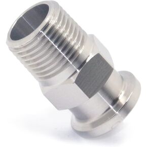 QiiMii 4" Tri Clamp Adapter to 4" MNPT Thread Ferrule Hexagonal Sanitary Pipe Fitting in Saudi Arabia