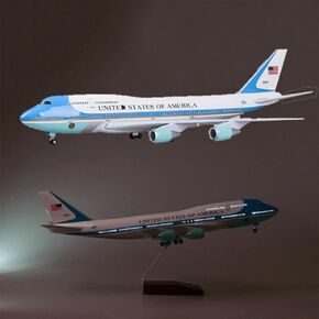 1/150 Boeing 747 Diecast US Airlines Plane Gear Light Voice Contral in Saudi Arabia