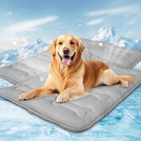 Summer Dog Cooling Mat 2 Pack, 36" x 23" Cooling Mat for Dogs Large in Kuwait