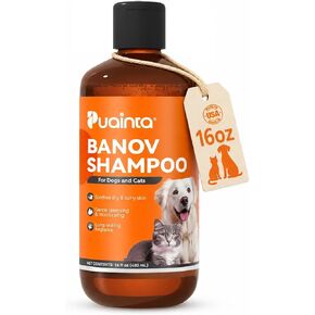 PUAINTA Dog & Cat Shampoo for Sensitive Skin, Soothing Bath Wash, Unscented in Kuwait