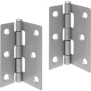 Prime-Line K 5038 Screen Door Replacement Hinges, 3 In. Long, Steel, Aluminum (2 Pack) in Saudi Arabia