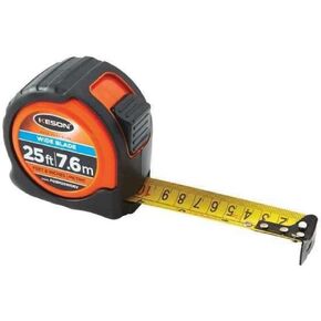 Keson PG18025WIDEV Short Tape Measure with Wide Nylon Coated Steel Blade (Graduations: 1/10, 1/100 & cm, mm), 1-3/16-Inch by 25-Foot/7.5-Meter in Saudi Arabia