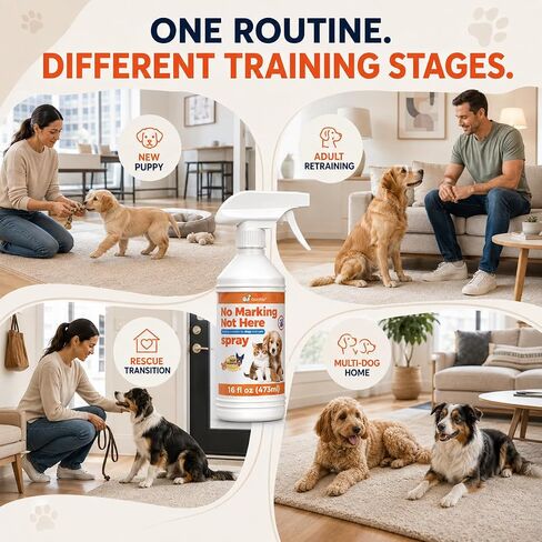 Dog Potty Routine Spray for Rescue and Adult Dogs, 16 Fl Oz in Saudi Arabia