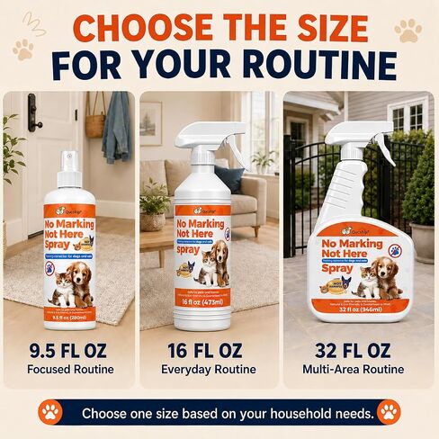 Dog Potty Routine Spray for Rescue and Adult Dogs, 16 Fl Oz in Saudi Arabia