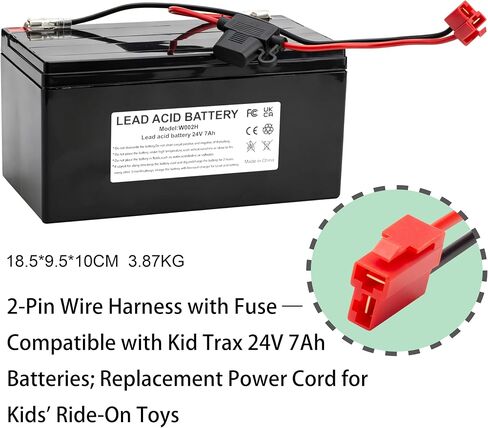 24V 7AH Battery for 24 Volt Ride on Cars Toys in Kuwait