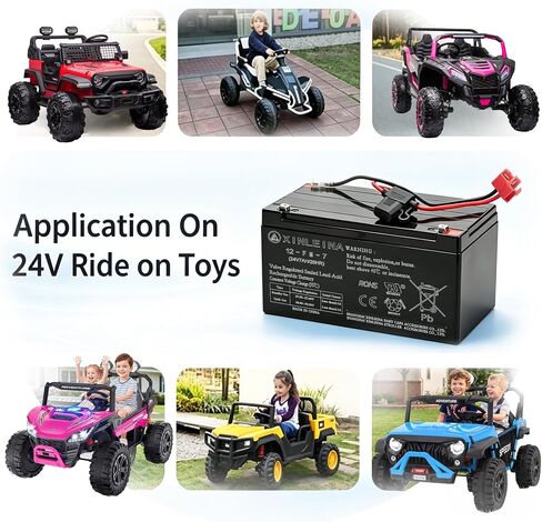 24V 7AH Battery for 24 Volt Ride on Cars Toys in Kuwait