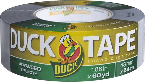 Duck Brand Extra Wide Advanced Strength Duct Tape, 2.83 Inches by 60 Yards, Single Roll, Silver (675586) in Kuwait