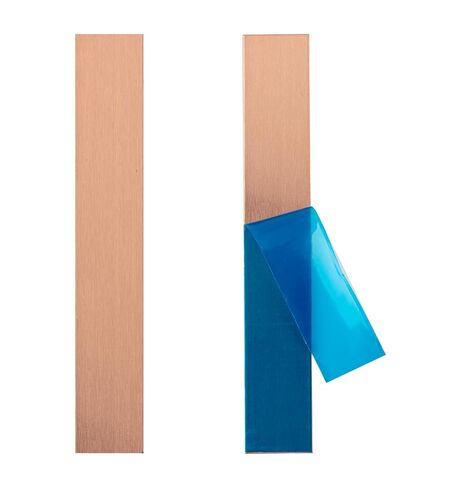 C110 Copper Flat Bar - 12" x 0.24" x 0.24", Copper Bar Stock, 2 PCS in Kuwait