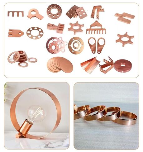 C110 Copper Flat Bar - 12" x 0.24" x 0.24", Copper Bar Stock, 2 PCS in Kuwait
