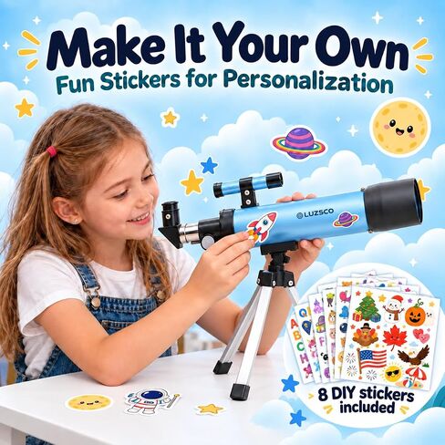 Telescope for Kids, 50mm 100x Set with Tripod in Saudi Arabia