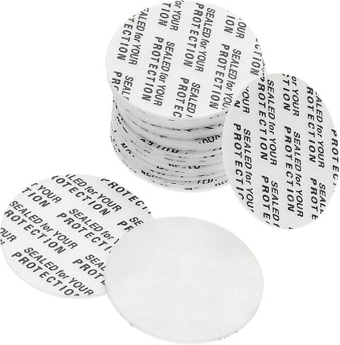 PATIKIL 35mm/1.38" Foam Lid Liner, 50 Pack PS Foam Resistant Tamper Pressure Sensitive Seal for Bottle Cap Liners Seals in Saudi Arabia