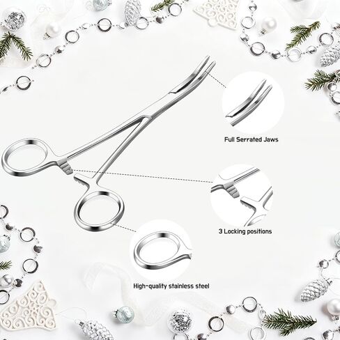 10Pcs Pliers Piercing Ball Grabber Tool Forceps Set for Changing Jewelry in Kuwait
