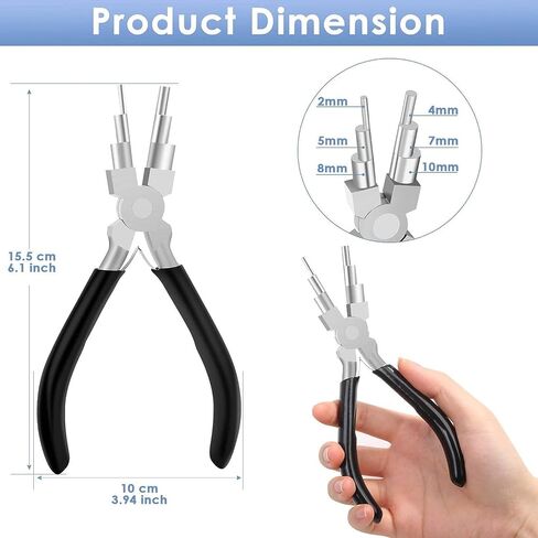 6 Inch Bail Making Pliers，6 Step High-Carbon Steel Bail Making Pliers in Saudi Arabia
