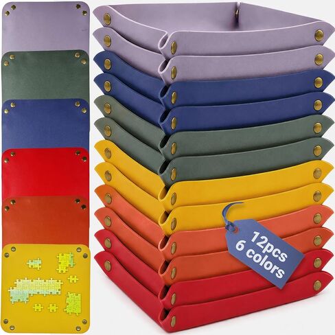 Puzzle Sorting Trays - 6X Puzzle Organizer for Sorting 1000 Pieces up to 4800 Pieces, Stackable Jigsaw Accessories for Adults in Kuwait