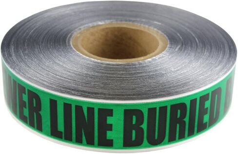 Swanson Tool Co., Inc DETG2100BS5 Safety Tape, 2-in/1000-ft, Green/Black Print in Kuwait