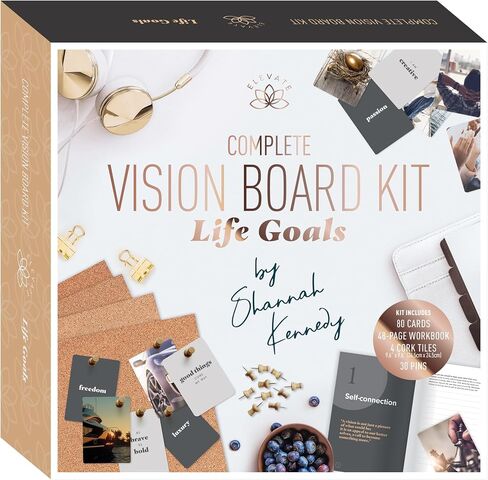 Elevate Hinkler Vision Board Kit - Shannah Kennedy Life Goals Set in Kuwait