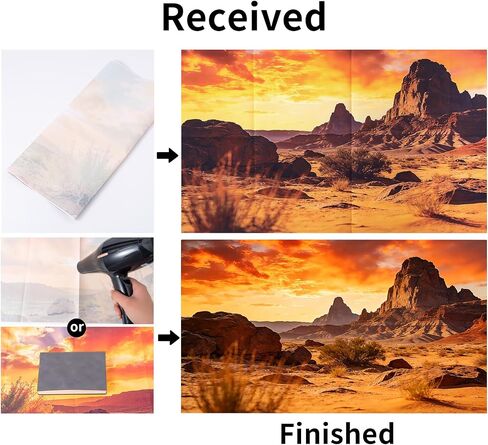 COMSUN 4 Pack Terrarium Background, 36x18 Inch Polyester Reptile Background in Saudi Arabia
