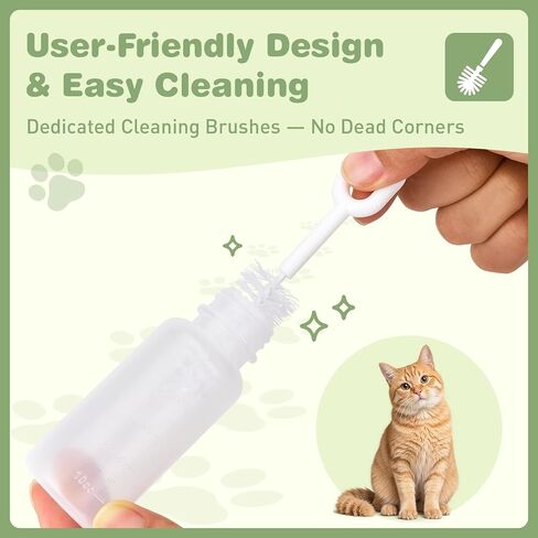 Xastro Kitten Bottle Feeding Kit, Pet Nursing Set with Nipples and Syringes in Kuwait