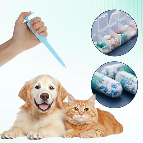 Lndip Cat Pill Shooter Pet Medicine Dispenser Soft Tip Tablet Pusher in Kuwait