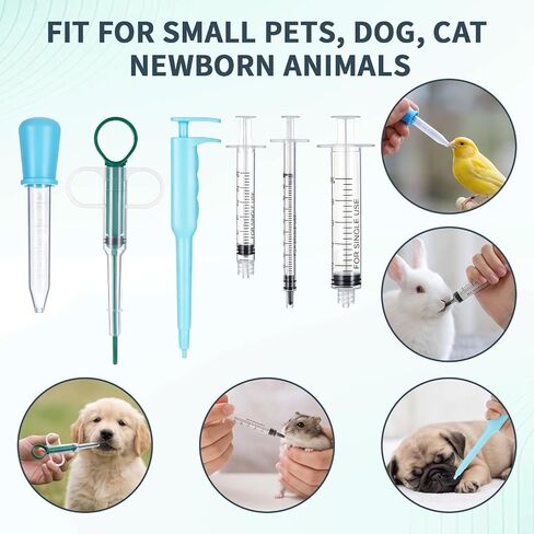 Lndip Cat Pill Shooter Pet Medicine Dispenser Soft Tip Tablet Pusher in Kuwait
