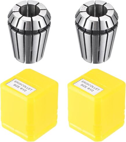 uxcell ER25 Spring Collet 3/16" Chuck for CNC Engraving Machine Lathe Milling Tool 2pcs in Saudi Arabia