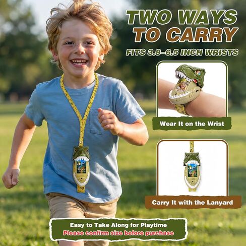 Dinosaur Video Walkie Talkies for Kids 2 Pack, Dinosaur Toys for Kids 3-12 in Saudi Arabia