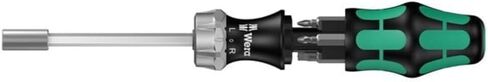 Wera 05073661002 Kraftform Kompakt 27 RA مفك براغي مشقوق، رأس 1/4 بوصة، متعدد in Kuwait