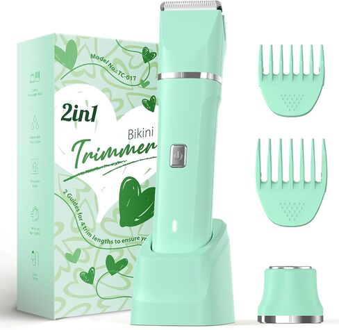 Risina 2-in-1 Bikini Trimmer for Women, Electric Razors for Women, Gifts in Kuwait