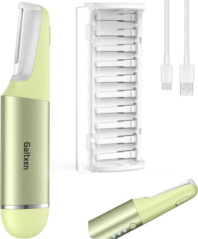 Dermaplane Razor for Women Face Sonic Edge Dermaplaning Tool, Pale Green in Kuwait