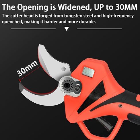 Cordless Electric Pruning Shears w/ SK5 Carbon Steel Blades, 1.57″ Cutting Diameter for Garden, Orchard, Vineyard, Shrub & Tree Trimming in Saudi Arabia