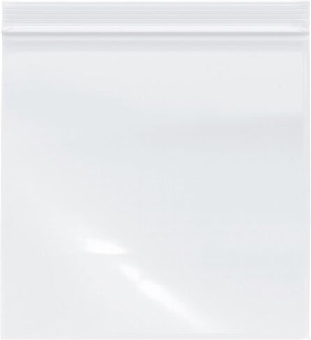 Plymor Zipper Reclosable Plastic Bags, 2 Mil, 8" x 8" (Pack of 100) in Kuwait