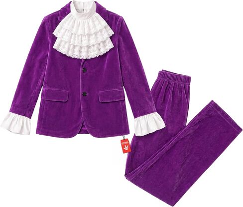 fun shack Purple 60s Swinger Costume, Groovy Costumes For Men, 60s Costume For Men, Movie Halloween Costumes For men in Kuwait