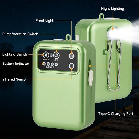 Fishing Bait Aerator with Touchless Motion Sensor, 5W in Kuwait