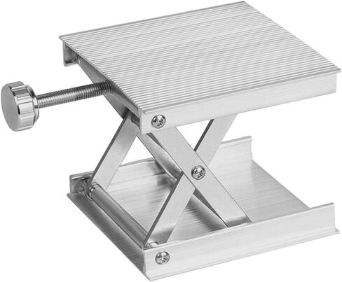 CALIDAKA Lab Scissors Jack, Stainless Steel Laboratory Support Jack Platform Lab Lift Stand Table, Lifting Platform Aluminum Alloy Measure Tool for Science Experiment Lab Stand in Saudi Arabia
