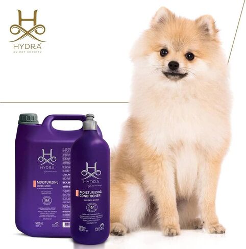 Hydra Professional Moisturizing Dog Conditioner, Oatmeal Hair Conditioner for Dogs and Cats, Suitable for All Breeds and Coat Types, Promotes Shine in Kuwait
