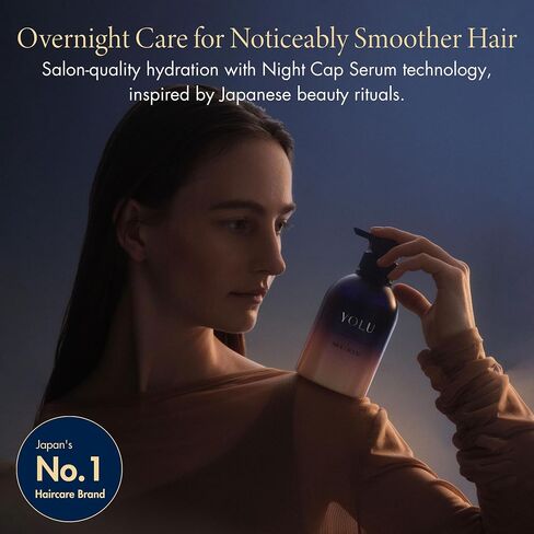 YOLU - Deep Conditioner for Damaged Hair - Japanese Overnight Hydrating Conditioner - Frizz Control Detangler with Tuberose - Fragrance of Neroli & Jasmine - 10.5 oz in Kuwait