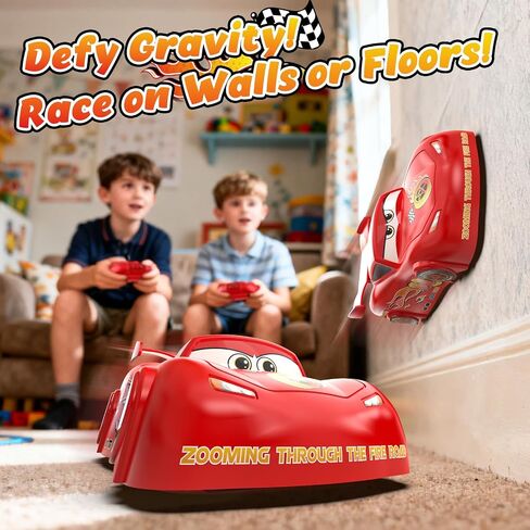 JOI MEW Lightning Wall Climbing RC Car, 360° Rotating Toy with DIY Stickers in Kuwait
