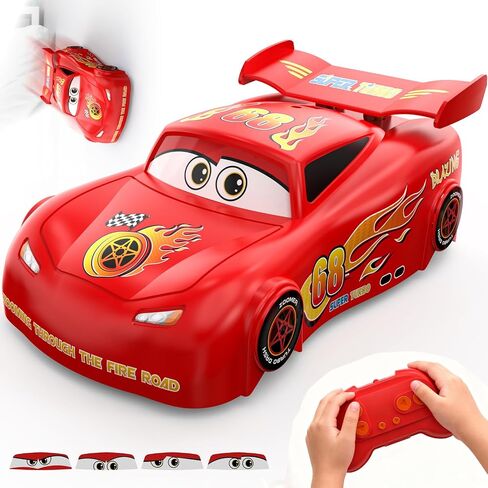 JOI MEW Lightning Wall Climbing RC Car, 360° Rotating Toy with DIY Stickers in Kuwait